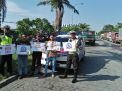 Satlantas Polres Pelabuhan Tanjung Perak Bersama Masyarakat, Sosialsiasikan Tertib Lalu Lintas