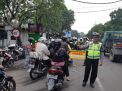 Tegakkan Disiplin Berlalu Lintas, Satlantas Polres Tanjung Perak Gelar Razia Sepeda Motor