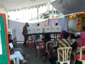 Babinkamtibmas Kenjeran Pantau Pengamanan TPS, Antisipasi Penggunaan Atribut Partai