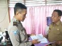 Panit Binmas Polsek Asemrowo Sosialisasi Lomba Pos Kamling Ke Kantor Kelurahan Tambak Sarioso