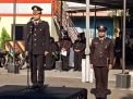 Mewakili Kapolres Tanjung Perak, Kabag Sumda Pimpin Upacara di Mapolres