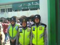 Polwan Polres Tanjung Perak Laksanaman Pam Sholat Jumat