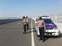 Antisipasi Kriminalitas Jalanan, Satlantas Polres Tanjung Perak Patroli Mobile di Jembatan Suramadu