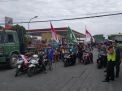 Polsek Krembangan Kawal Pelaksanaan Aksi Unjuk Rasa Aliansi Gerakan Driver Lintas Nusantara