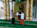Babinkamtibmas Pegirian Sosialisasikan PPKM Darurat Ke Takmir Masjid