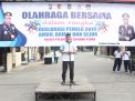 Kapolres Tanjung Perak Pimpin Olahraga Bersama & Deklarasi Pemilu Damai 2019