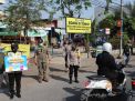 Kapolres Tanjung Perak Pimpin Operasi Yustisi Protokol Kesehatan di Jalan Tambak Mayor