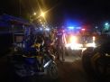 Polres Tanjung Perak Gelar Patroli Skala Besar Diikuti Penertiban Masker di Warung-Warung