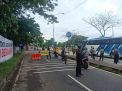 Polsek Kenjeran Gelar Operasi Penertiban Masker Bersama Personil Gabungan di Akses Tol Suramadu
