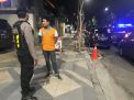 Cegah Kriminalitas 3 C, Satsabhara Polres Tanjung Perak Patroli Rutin ke Hotel-hotel