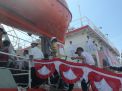 Kapolres Tanjung Perak Dampingi Menhub Pantau Pelabuhan