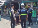 Satsabhara Polres Tanjung Perak Gelar Patroli di Pasar Ujung