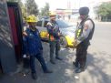 Patroli Depo Pertamina, Satsabhhara Polres Tanjung Perak Sampaikan Waspada Kebakaran
