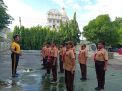 Satsabhara Polres Tanjung Perak Berikan Pelatihan Baris Berbaris Ke Murid SD