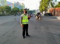 Unit Lantas Polsek Pabean Cantikan Lakukan Pengaturan Pagi, Bantu Keberangkatan Pekerja