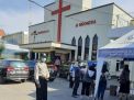 Babinkamtibmas Perak Timur Pam Kebaktian Minggu Pagi di Gereja Pantekosta Rajawali