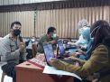 Kapolsek Pabean Cantikan Bersama Seluruh Anggota Jalani Vaksinasi Covid-19 di Mako