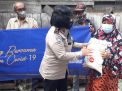 Polsek Asemrowo Bagikan Sembako Kepada Warga Sebagai Dampak Penerapan PPKM Darurat