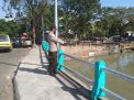 Polsek Pabean Cantikan Pantau Debit Air, Waspada Potensi Banjir