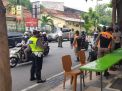 Polres Tanjung Perak Gelar Razia Masker Dipimpin Kapolsek Pabean Cantikan