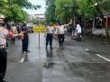 Wakapolsek Semampir Pimpin Operasi Masker Gabungan di Jalan Pegirian