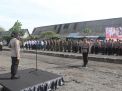 Kapolres Tanjung Perak Pimpin Apel Kesiapan Penanggulangan Bencana Alam