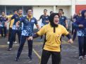 Jaga Sinergitas, Kapolres Tanjung Perak Olahraga Bersama Pimpinan & Karyawan Kantor Bea Cukai