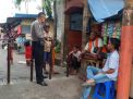 Babinkamtibmas Sidotopo Sambang Terminal Ampel, Titip Pesan Kamtibmas ke Pedagang