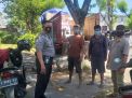 Babinkamtibmas Perak Utara Sampaikan Himbauan Masker Ke Pekerja Ekspedisi