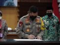 Kapolres Tanjung Perak Hadiri Penandatanganan Komitmen Bersama 3 Kepala Daerah