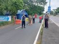 Polsek Kenjeran Gelar Operasi Penertiban Masker di Akses Tol Suramadu, Tekan Penyebaran Covid-19