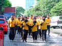 Jaga Kebugaran Personil, Polres Tanjung Perak Gelar Olahraga Bersama