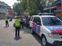 Unit Lantas Polsek Pabean Cantikan Kawal Rombongan Buruh
