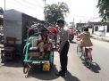 Sering Sebabkan Macet, Penarik Becak Pasar Pogot Dihimbau Tidak Parkir Sembarangan