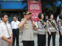 Wakapolres Tanjung Perak Pimpin Sosialisasi Millenial Road Safety Festival  di SMAN 3