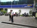 Satsabhara Polres Tanjung Perak Patroli di Kantor Bank Mandiri, Titip pesan Waspada 3C