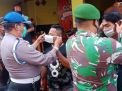 Polsek Krembangan Bersama Koramil & Satpol PP Lakukan Penertiban Masker Ke Pasar Kalianak Timur