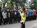 Kapolsek Krembangan Pimpin Apel Persiapan Pengamanan Rombongan PSHT