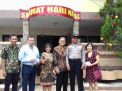 Babinkamtibmas Wonokusumo & Babinsa Koramil Semampir Pam Misa Natal