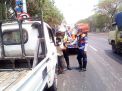 Satlantas Polres Tanjung Perak Lakukan Penindakan Pelanggar Kasat Mata
