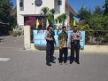Patroli ke Gereja Santo Mikael, Satsabhara Polres Tanjung Perak Titip Pesan Kamtibmas