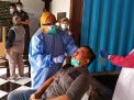 Kabag Ops Polres Tanjung Perak Bersama Anggota Lakukan Swab Tes di Gedung Container Office