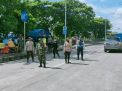 Kapolsek Kenjeran Pimpin Pelaksanaan Operasi Masker Gabungan di Akses Tol Suramadu