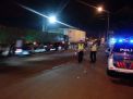 Satlantas Polres Tanjung Perak Patroli Blue Silver di Jembatan Branjangan
