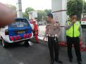 Polsek Semampir Patroli SPBU Jalan Sidotopo, Titip Pesan Waspada 3C