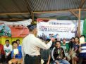 Babinkamtibmas Perak Timur Sampaikan Pesan Siskamling & Sosialisasi SPKT Door To Door