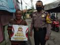 Babinkamtibmas Sidotopo Wetan Serahkan Bantuan Sembako Untuk Warga Kedung Mangu