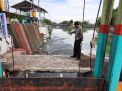 Polsek Kenjeran Pantau Debit Air, Deteksi Dini Potensi Banjir
