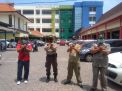 Polsek Semampir Patroli Rumah Sakit Paru, Antisipasi Pemulangan Paksa Pasien Covid-19 Yang Meninggal