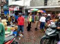 Polsek Pabean Cantikan Sambang Pasar Ikan, Sampaikan Himbauan Protokol Kesehatan